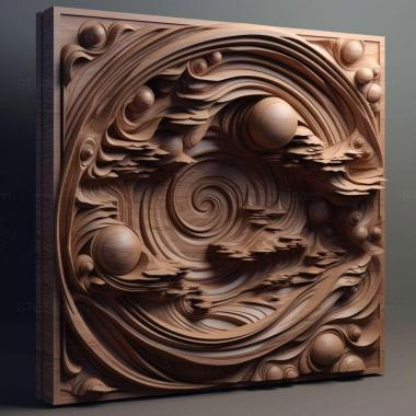 Patterns and decorations stl depth 4 3d model